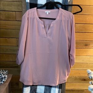 Maurices Pink Blouse Elegant Top